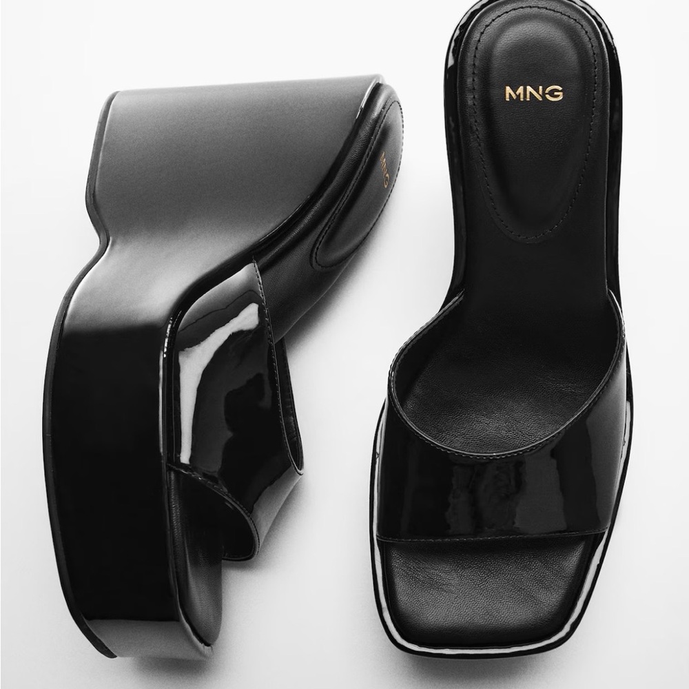 Mango Black Women's Platform Shoes